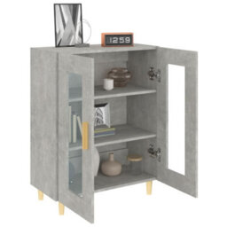 Vidaxl Sideboard Concrete Grey 69.5X34X90 Cm Engineered Wood - thumbnail 4