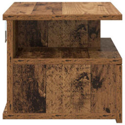Berkfield Floating Nightstand Old Wood 40X31X27 Cm Engineered Wood - thumbnail 7