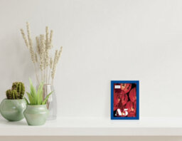 A5 Blue Picture Frame Fits A5 (14.8 X 21Cm - 5.8 X 8.3In) Poster, Photo, Artwork, Or Print. - thumbnail 4