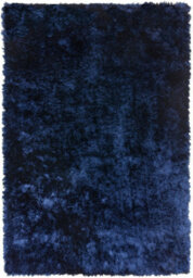 Navy Blue Shaggy Handmade Modern Plain Sparkle Easy To Clean Rug For Dining Room Bedroom Living Room-200Cm X 300Cm - thumbnail 1