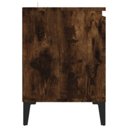 Vidaxl Tv Cabinet With Metal Legs Smoked Oak 103.5X35X50 Cm - thumbnail 6