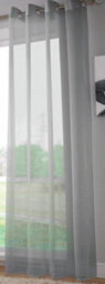 Luxury Living Voile Ringtop Eyelet Curtain Voile Net Panels - thumbnail 1