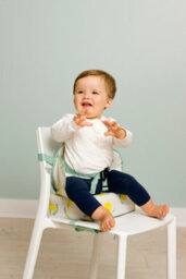 Baby To Love Easy Up Toddler Feeding Booster Seat  Happy Lemon - thumbnail 4