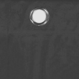 Ameha Charcoal Velvet Curtains For Bedroom Insulated Thick Thermal Eyelet Ring Top Blackout Curtain Pair With Tie Backs - thumbnail 6