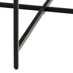 Wyld Haus Odense Black Izmir Round Coffee Table Metal Legs - thumbnail 5