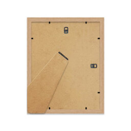 14X11 Inch 2 Opening Photo Collage Frame, Display Two 8X6 Inch Photos, Multi Aperture Family Picture Frame, Oak - thumbnail 5