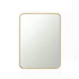 Melody Maison Gold Curved Framed Wall Mirror 70Cm X 50Cm - thumbnail 8