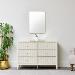 Melody Maison Gold Curved Framed Wall Mirror 70Cm X 50Cm - thumbnail 3