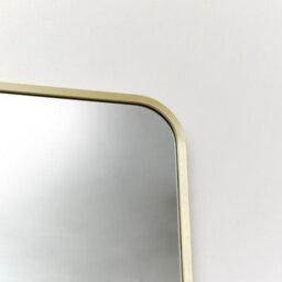 Melody Maison Gold Curved Framed Wall Mirror 70Cm X 50Cm - thumbnail 4
