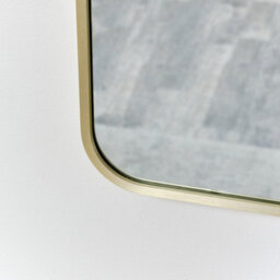 Melody Maison Gold Curved Framed Wall Mirror 70Cm X 50Cm - thumbnail 5