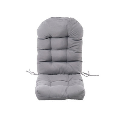 Living And Home Light Grey Garden Chair Seat Pad Cushion Waterproof Outdoor Bench Swing Chair Seat Cushion For Indoor Outdoor 125Cm L X 53Cm W - image 1