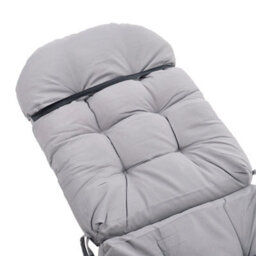 Living And Home Light Grey Garden Chair Seat Pad Cushion Waterproof Outdoor Bench Swing Chair Seat Cushion For Indoor Outdoor 125Cm L X 53Cm W - thumbnail 5