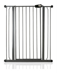 Bettacare Child And Pet Gate, 87.9Cm - 95.5Cm, Slate Grey, Extra Tall Gate 104Cm In Height, Pressure Fit Stair Gate - thumbnail 1