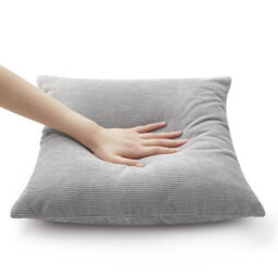Ameha Silver Velvet Cushion Set, 18X18 Inch, Includes 2 Filled Cushions & 2 Covers, Soft, Breathable & Hypoallergenic - thumbnail 8