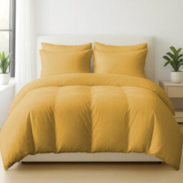 Lazzaro 100% Egyptian Cotton Single Duvet Cover Set Premium Cotton Reversible Hotel Quality Bedding Set - thumbnail 1