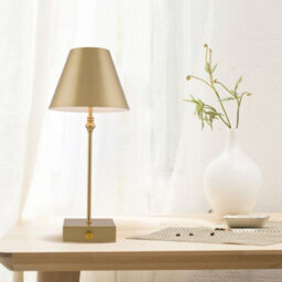 Harper Living Cordless Table Lamp, 5200Mah Battery Operated Desk Light, Modern Led Rechargeable Lamp With Dimmer Switch-Gold - thumbnail 2