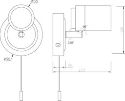Luminosa Lighting Luminosa Gu10 Single Spotlight - Matt Black 230V Ip44 20W - thumbnail 2