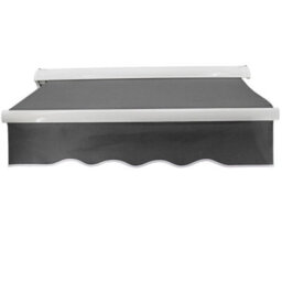 Sundaze 4X3M Half Cassette Manual Patio Awning Retractable Sun Shade Sail Canopy Grey - thumbnail 2