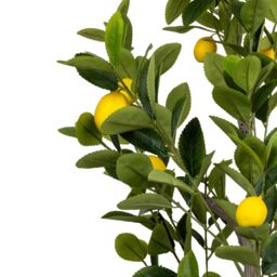 Candlelight Green & Yellow 150Cm Lemon Tree Pot With Artificial Plant In Black Plastic Pot - thumbnail 4