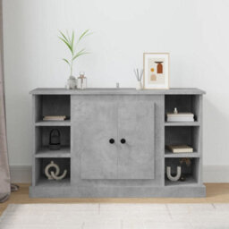 Berkfield Sideboard Concrete Grey 100X35.5X60 Cm Engineered Wood - thumbnail 1