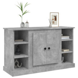 Berkfield Sideboard Concrete Grey 100X35.5X60 Cm Engineered Wood - thumbnail 4