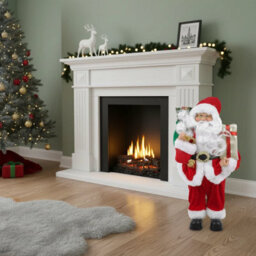 Urbn-Living Urbnliving 30Cm Standing Santa Claus Figure Traditional Father Christmas Decoration Gift - thumbnail 4