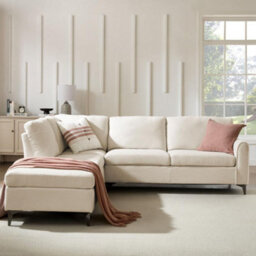 Home Detail Alyssum Left-Hand Facing Corner Sofa, Beige Boucle - thumbnail 2
