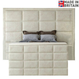 Copenhagen Upholstered  Cream Television Bed Frame - thumbnail 5