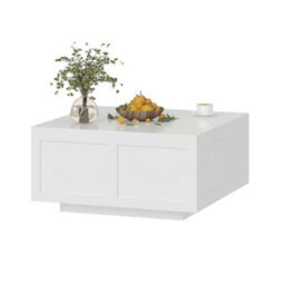 Keepreaper Stylish Lift Top Coffee Table With Large Hidden Storage In White - thumbnail 6