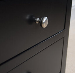 Statement Furniture Brooklyn Black 2 Over 4 Chest Of Drawers - thumbnail 7