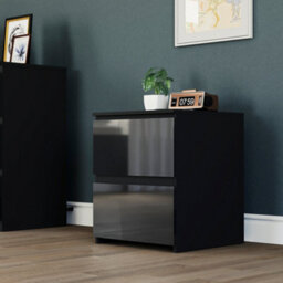 Lassic Vida Designs Glinton 3 Piece Black Fsc Bedroom Set - (6 Drawer Chest, 2 Door Wardrobe, 2 Drawer Bedside Chest) - thumbnail 6