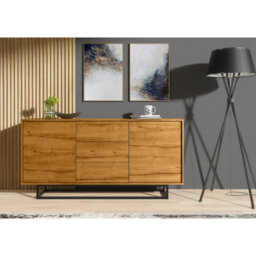 Creative Furniture Vista Loft Sideboard 140Cm - Dark Oak - thumbnail 2
