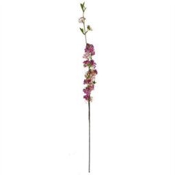 Leaf Pack Of 6 X 100Cm Pink Blossom Spray Stem - thumbnail 3