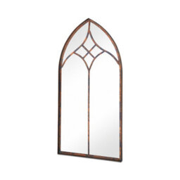 Mirroroutlet Chelsea Metal Arch Shaped Decorative Gothic Effect Garden Mirror 100Cm X 49Cm - thumbnail 4