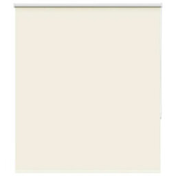 Berkfield Roller Blind Blackout Off White 125X175 Cm Fabric Width 121.6 Cm Polyester - thumbnail 1