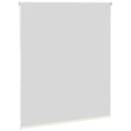 Berkfield Roller Blind Blackout Off White 125X175 Cm Fabric Width 121.6 Cm Polyester - thumbnail 4