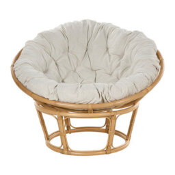 Beliani Garden Chair Salvo Rattan Natural - thumbnail 4