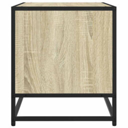 Walplus Tv Cabinet Sonoma Oak 61X40X46 Cm Engineered Wood And Metal - thumbnail 5
