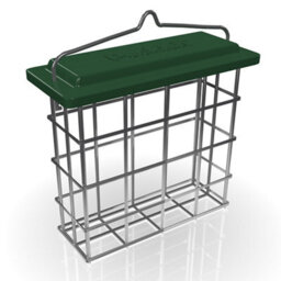 Peckish Steel Suet Cake Green All Weather Bird Feeder 0.7L