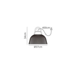 Luminosa Lighting Luminosa Kinke Pendant,1 X E27,ip65,anthracite,2 Years Warranty - thumbnail 9