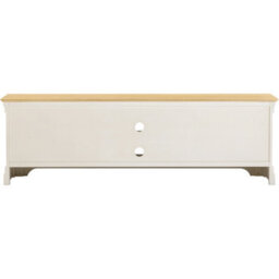 Seconique Bordeaux Large Tv Stand  Ivory & Oak   Fully Assembled - thumbnail 6