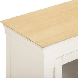 Seconique Bordeaux Large Tv Stand  Ivory & Oak   Fully Assembled - thumbnail 8