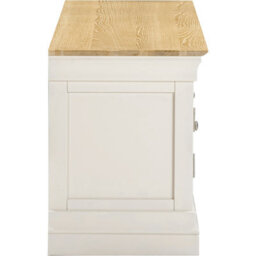 Seconique Bordeaux Large Tv Stand  Ivory & Oak   Fully Assembled - thumbnail 7