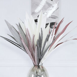 Vanity Living Set Of 3 110Cm Foam Gladiola Leaves, Artificial Flower Arrangements For Indoor Decor, Fake Flowers - thumbnail 3