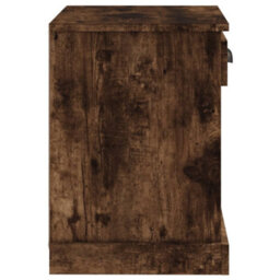 Berkfield Bedside Cabinets 2 Pcs Smoked Oak 43X36X50 Cm - thumbnail 9