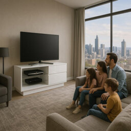 "Homeology Gallus Gloss White With 2-White Drawers And 2 Shelves Up To 55"" Led/oled/lcd Tv Cabinet" - thumbnail 8