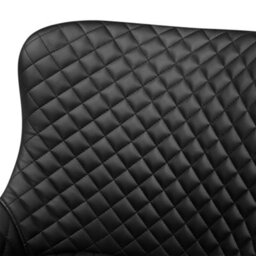 Beliani Set Of 2 Dining Chairs Solano Faux Leather Black - thumbnail 8