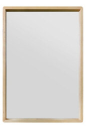 "Mirroroutlet The Naturalis - Solid Oak Rounded Corner Wall Mirror 39"" X 27.5"" (100Cm X 70Cm) Scandinavian 'scandi' Inspired" - thumbnail 3
