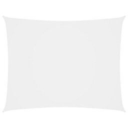 Berkfield Sunshade Sail Oxford Fabric Rectangular 2X4 M White