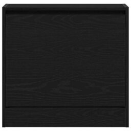 Walplus Shoe Cabinet Black Oak 60 X 21 X 57 Cm Engineered Wood - thumbnail 7